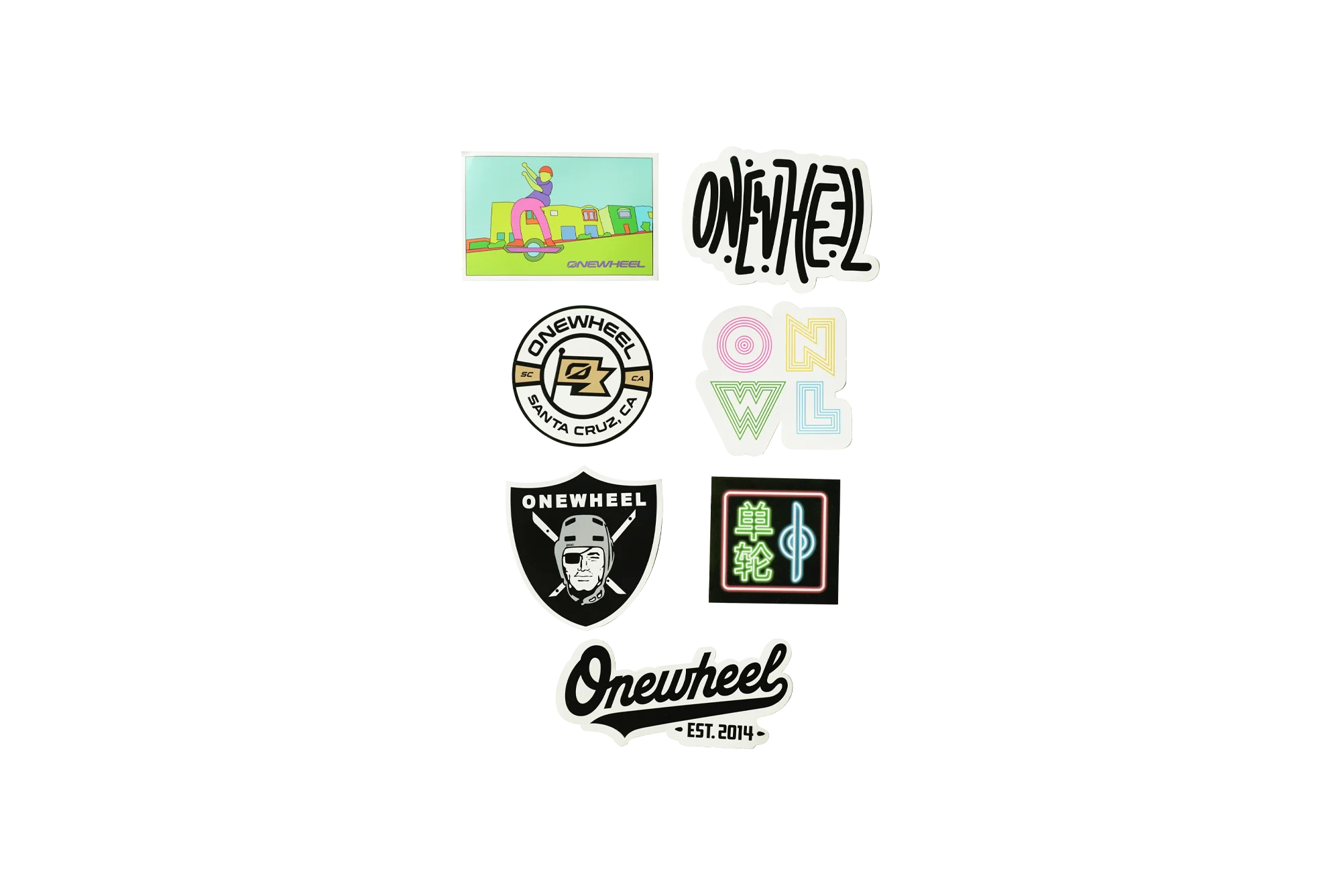 Onewheel Vinyl Sticker Pack II