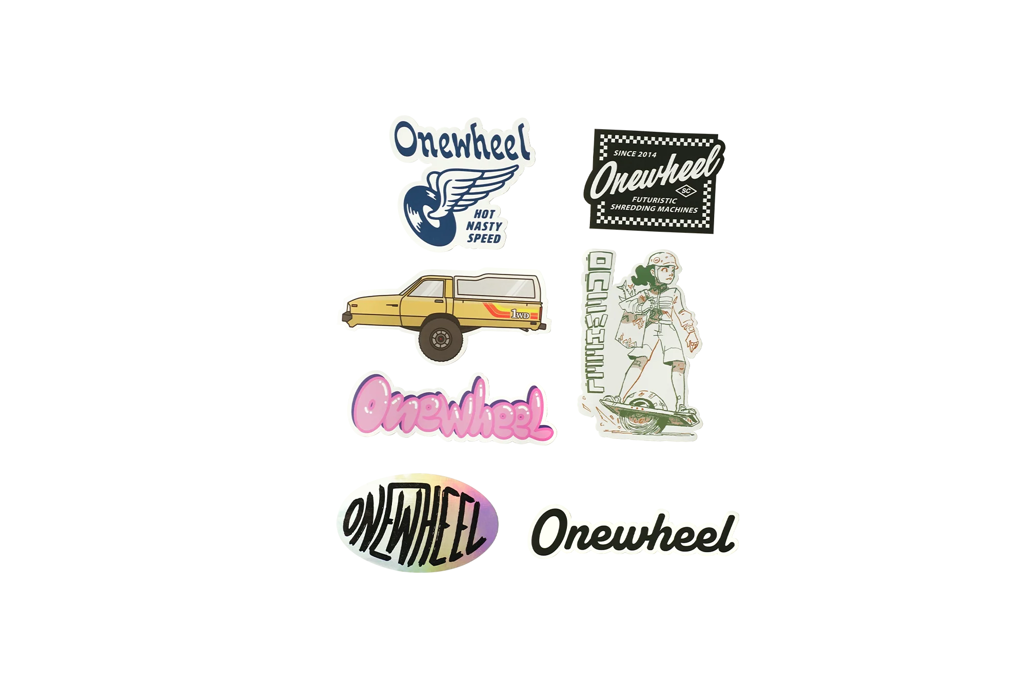 Onewheel Vinyl Sticker Pack III